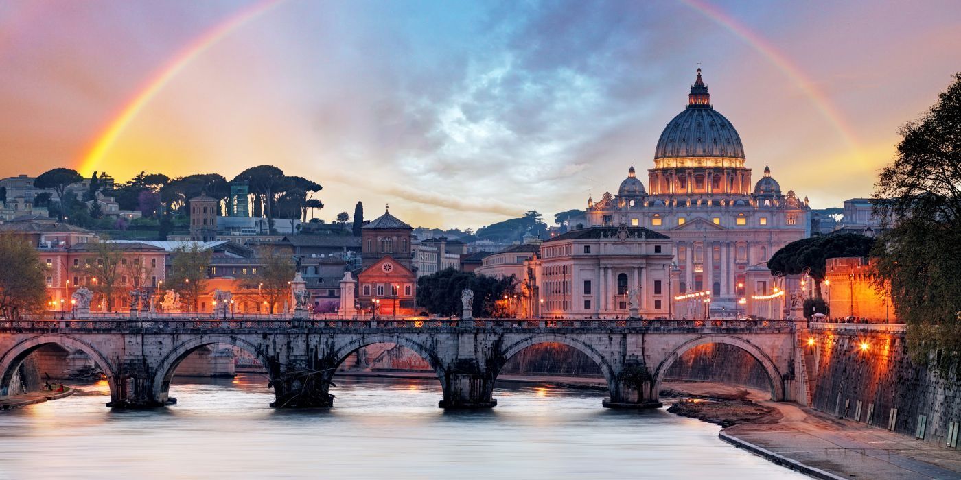 Vista di Roma e appartamenti per affitti brevi